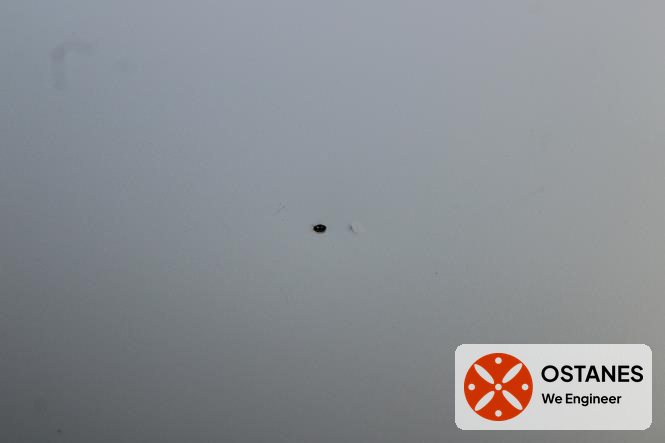 Plasterboard screw popping through a garage ceiling